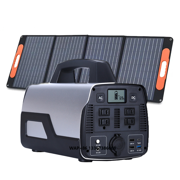 Panel Power Outdoor - Portable 300W/500W Mobile Solar Power Station