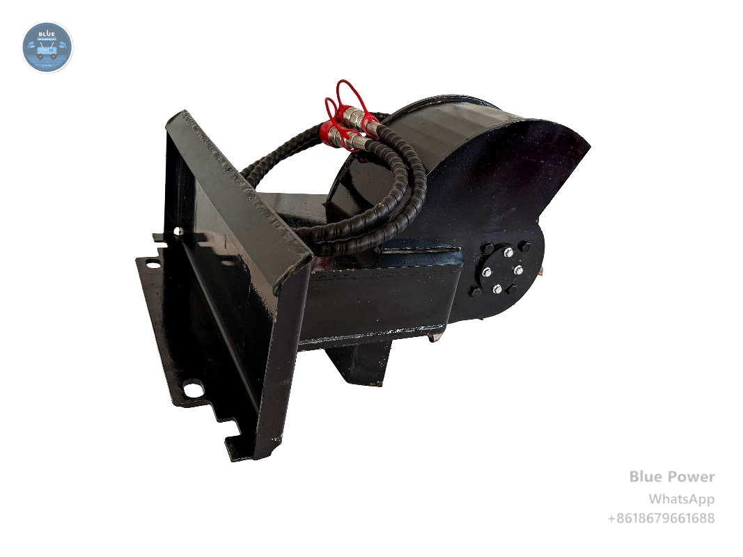 Stump Grinder Attachment - Skid Steer Stump Grinder Attachment with