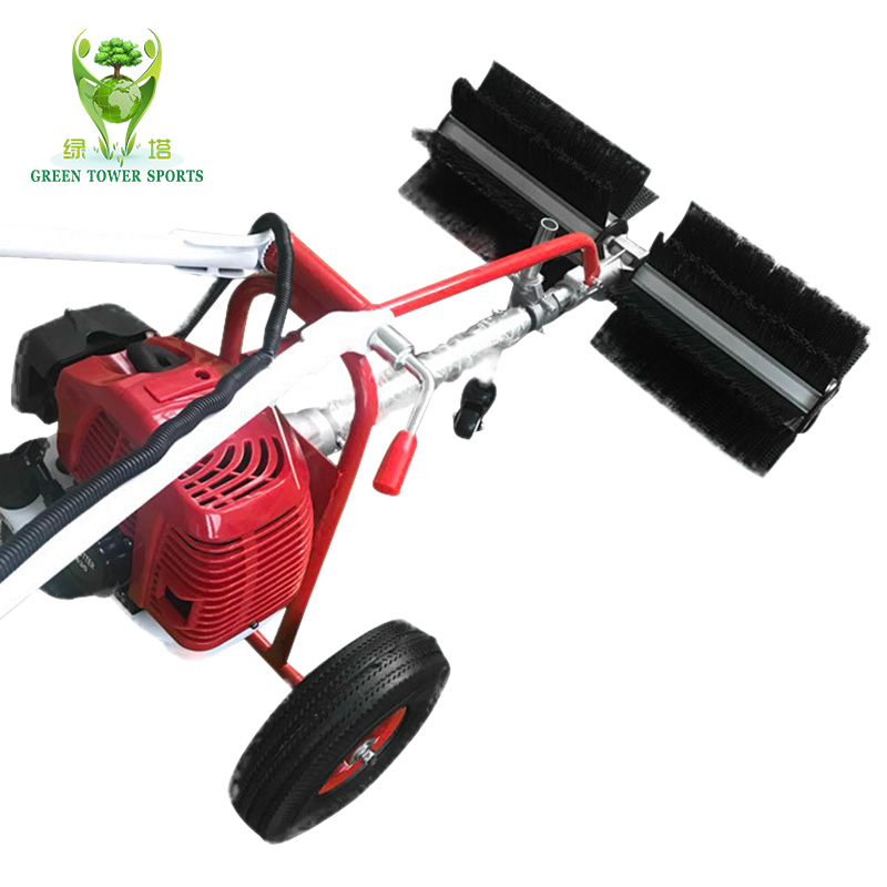 Outdoor Power Broom - Lightweight Behind Sweeper 43CC 2-Stroke Power