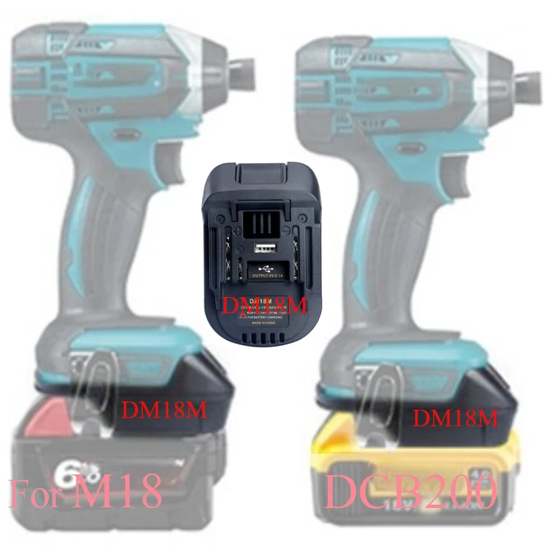 Outdoor Power Inverter - DM18M Converter Adapter For Milwaukee For