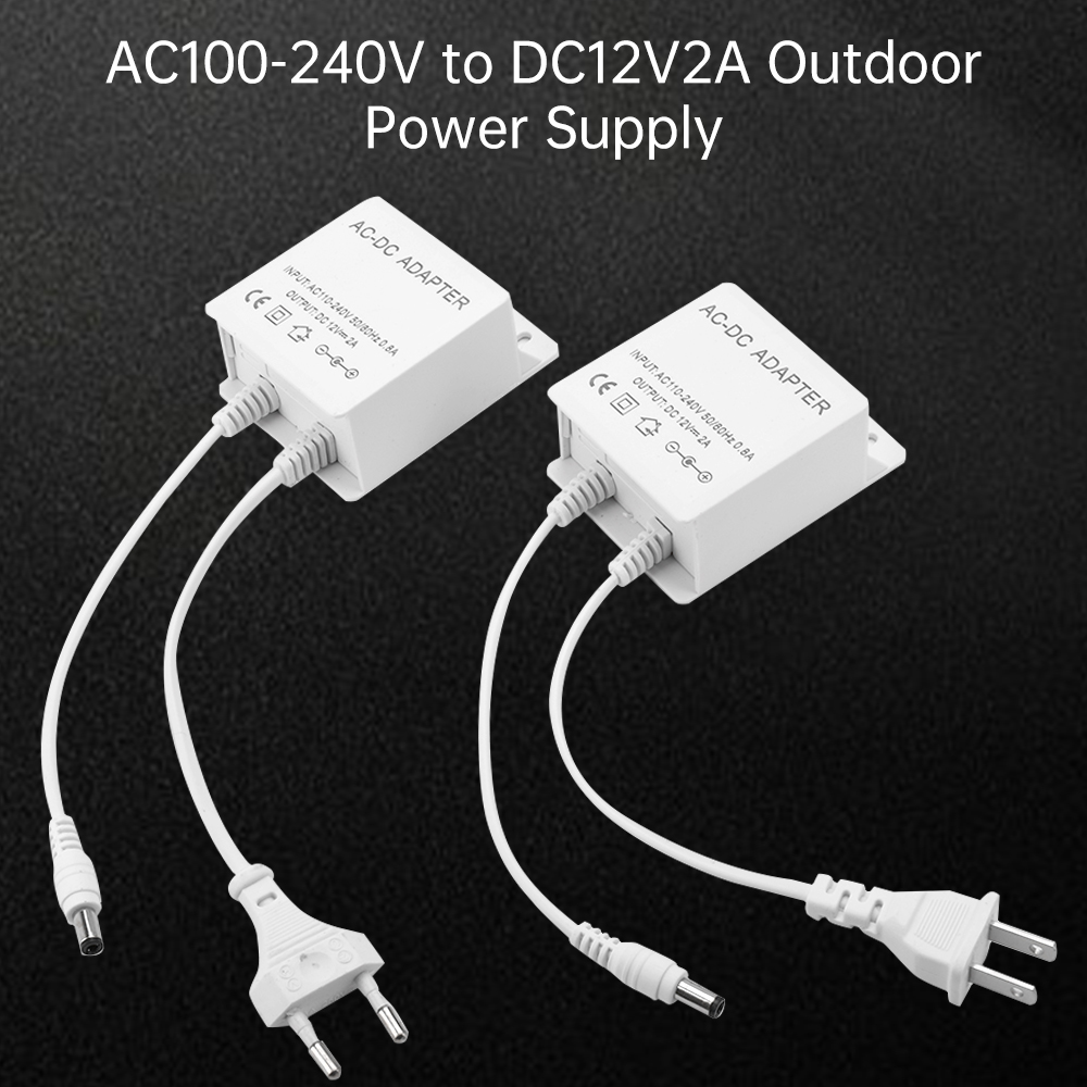 DC12V 2A EU Plug Adapter Secur - огляд і ціна Outdoor Power Adapter