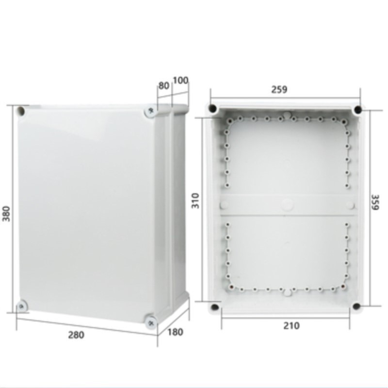 1Pc 380x280x180mm Button wirin - огляд і ціна Outdoor Power Distribution Box