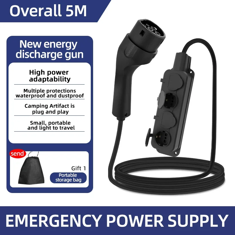 Portable 16A 4KW Electric Car  - огляд і ціна Outdoor Power Adapter