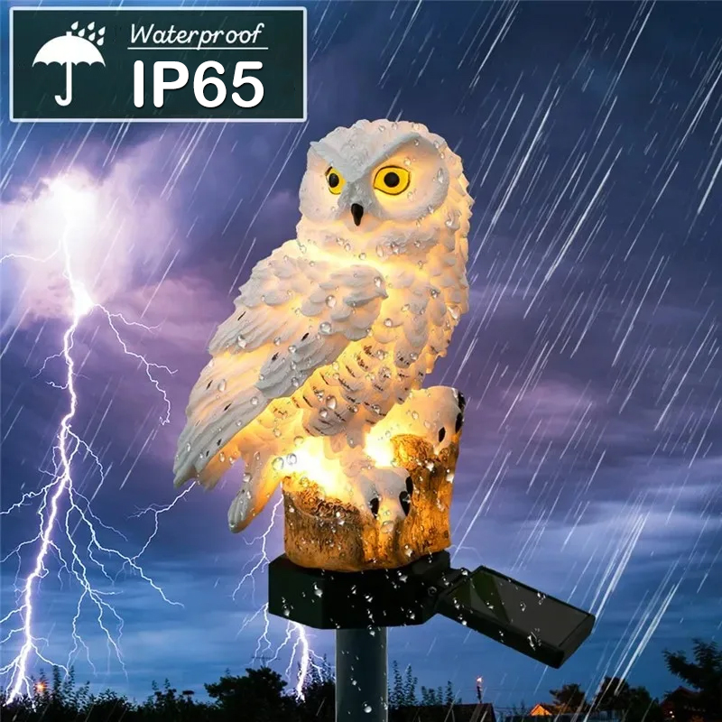 Solar Lamp Owl Animal Solar Ga - огляд і ціна Outdoor Power House