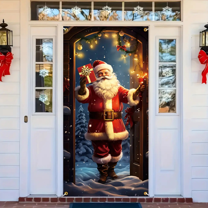 1pc 2D flat, festive Santa Cla - огляд і ціна Outdoor Power House