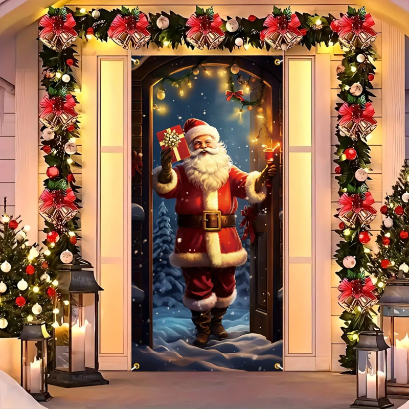 1pc 2D flat, festive Santa Cla - огляд і ціна Outdoor Power House