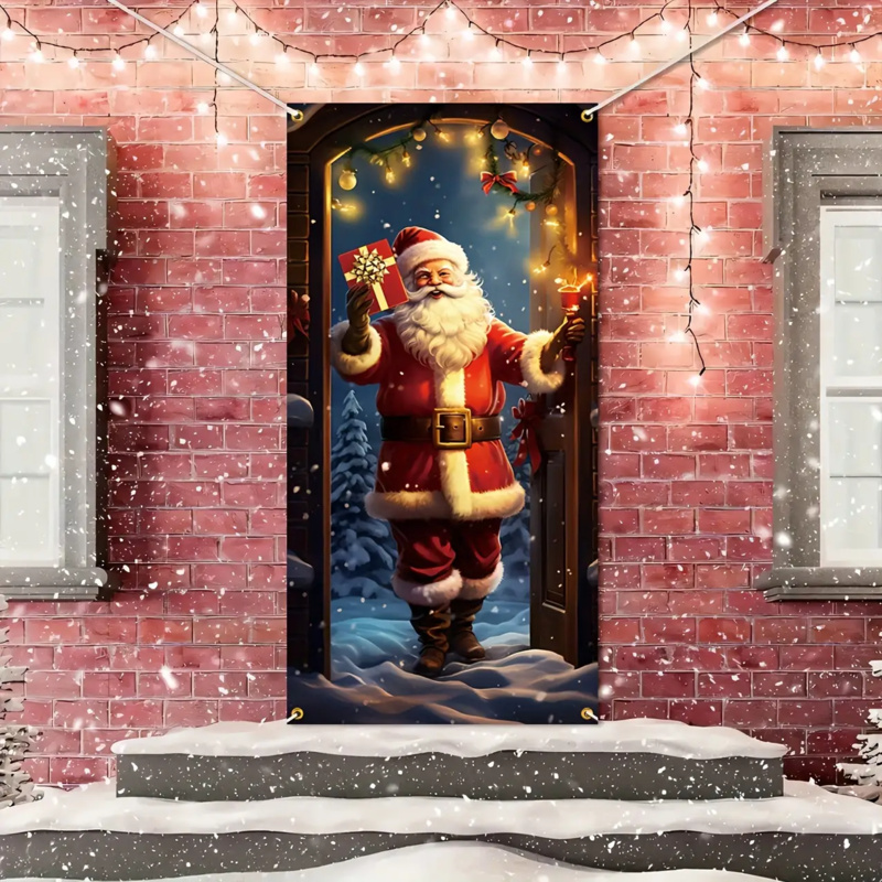 1pc 2D flat, festive Santa Cla - огляд і ціна Outdoor Power House