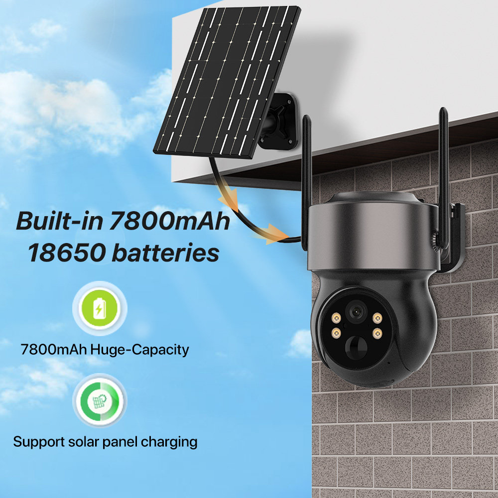 4MP 4G SIM Solar Battery Power - огляд і ціна Panel Power Outdoor