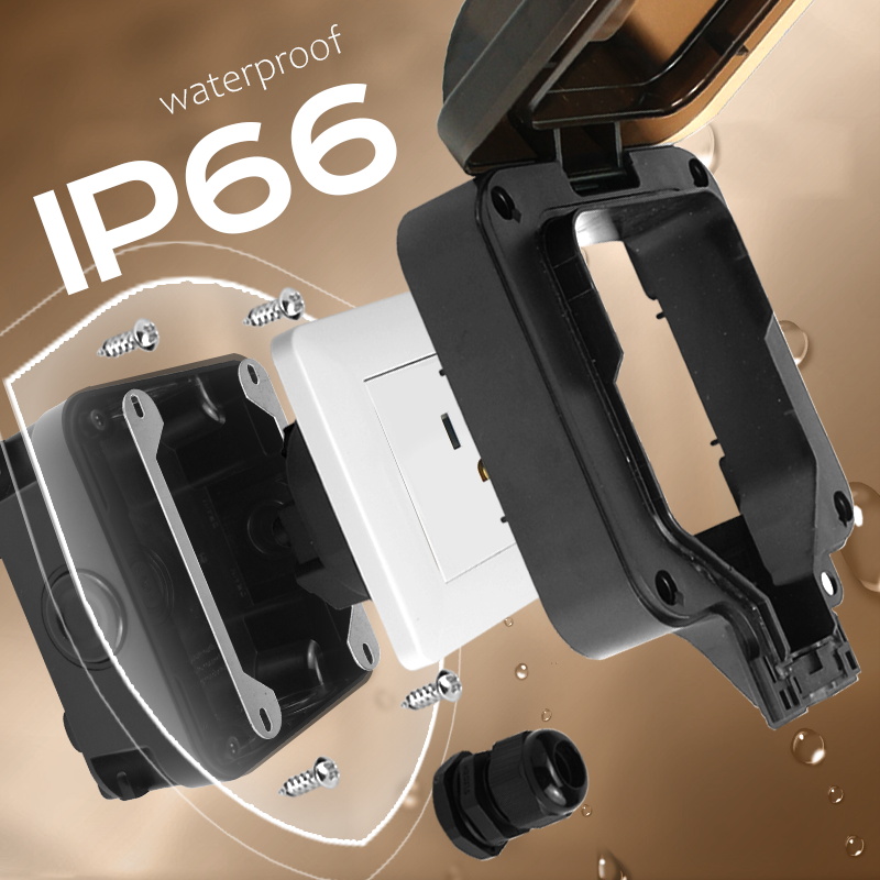 Avoir IP66 Wall Waterproof Soc - огляд і ціна Outdoor Power Plus