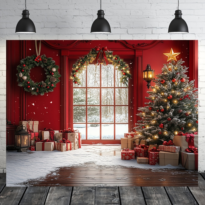 1pc 2D flat winter Christmas s - огляд і ціна Outdoor Power House