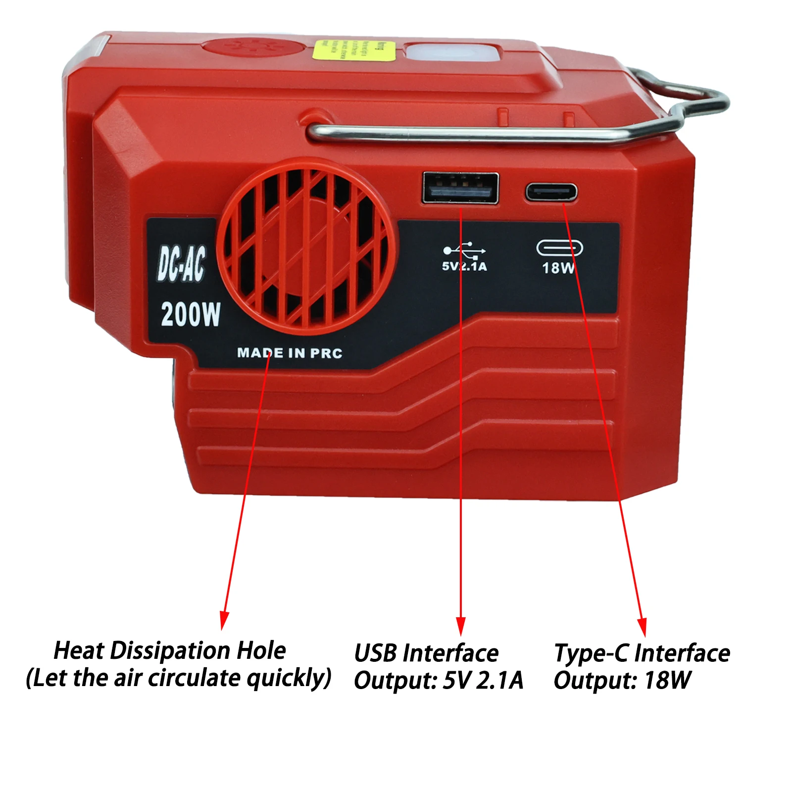 200W Portable Power Inverter 1 - огляд і ціна Outdoor Power Inverter