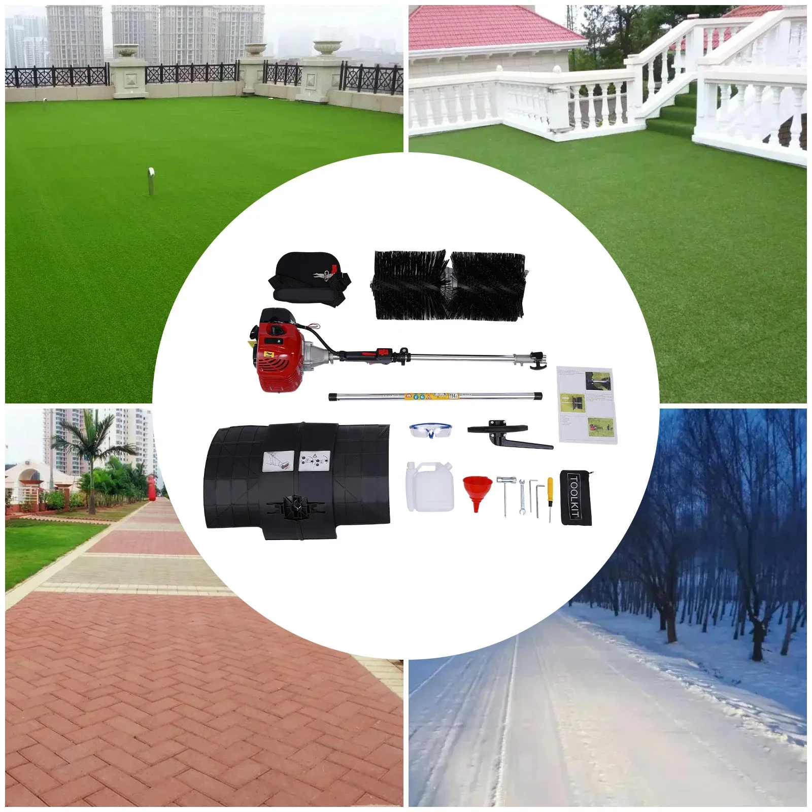 Push Sweeper 1.7KW / 2.3HP Out - огляд і ціна Outdoor Power Broom