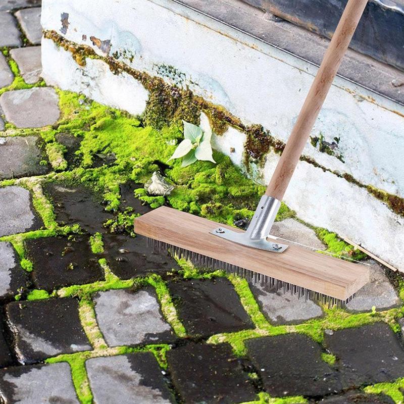 Steel Scrub Brush Widened Rust - огляд і ціна Outdoor Power Broom