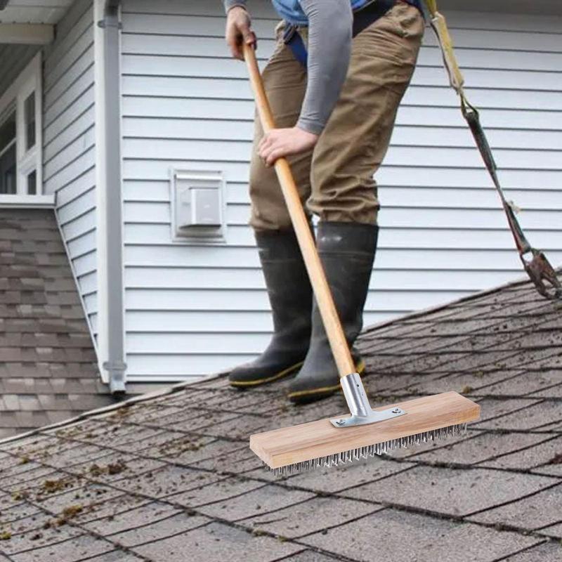 Steel Scrub Brush Widened Rust - огляд і ціна Outdoor Power Broom