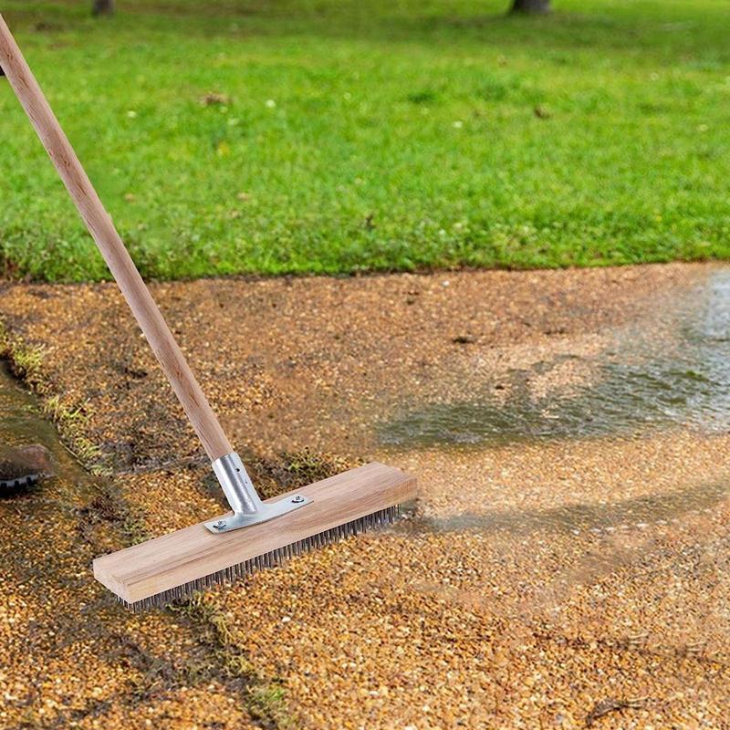 Steel Scrub Brush Widened Rust - огляд і ціна Outdoor Power Broom