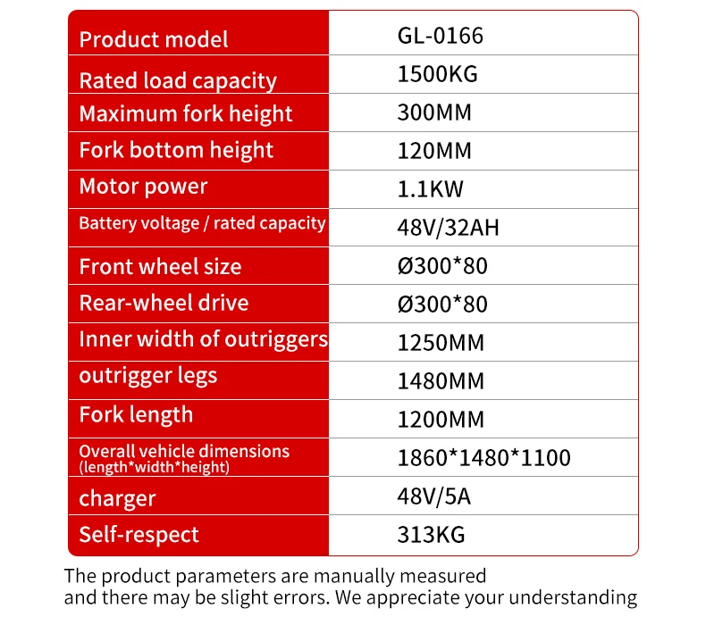 1500KG Battery Powered Electri - огляд і ціна Outdoor Power Pallet Jack