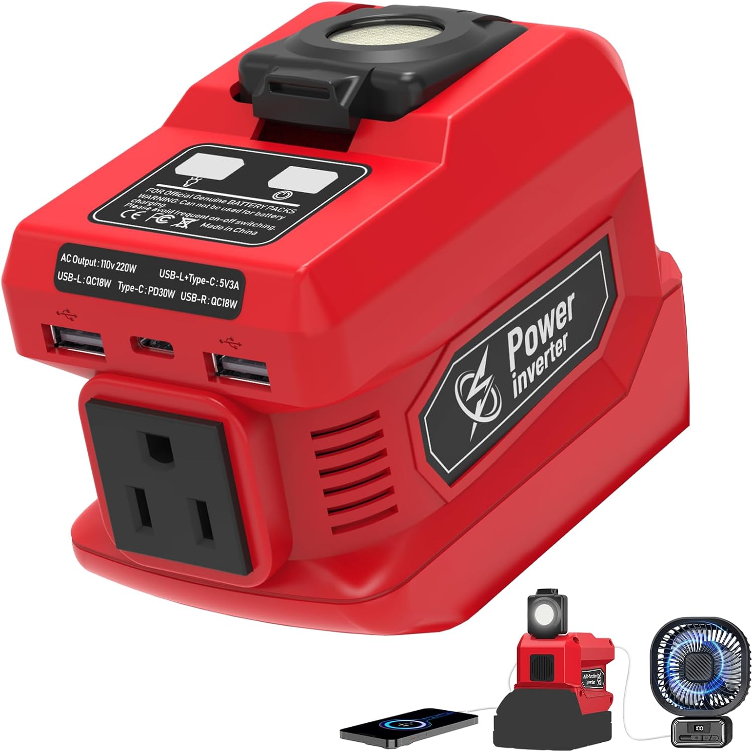 Kzreect 220W Power Inverter Co - огляд і ціна Outdoor Power Inverter