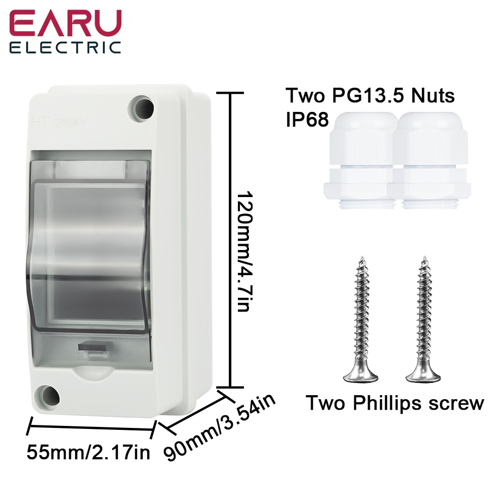 HT-2 IP65 Waterproof Distribut - огляд і ціна Outdoor Power Distribution Box