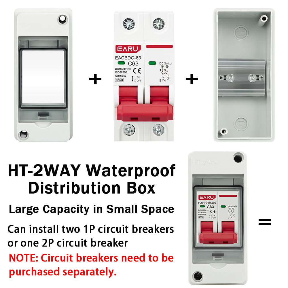 HT-2 IP65 Waterproof Distribut - огляд і ціна Outdoor Power Distribution Box
