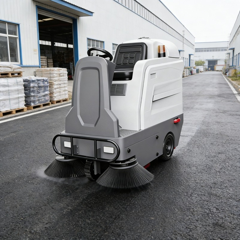 Outdoor Electric Ride-On Stree - огляд і ціна Outdoor Power Broom