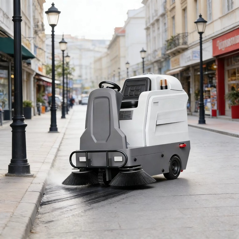 Outdoor Electric Ride-On Stree - огляд і ціна Outdoor Power Broom